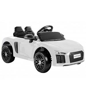Audi R8 LITTLE Spyder 12V, BLANCO, FULL OPTION - INDA585-RA-HL1818